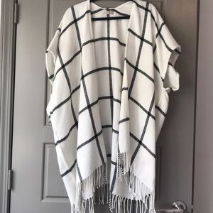 Black and white sweater